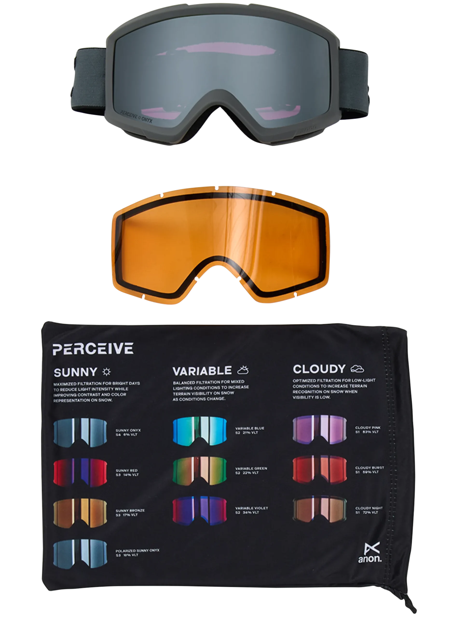 Anon Helix 2.0 Goggles + Bonus Lens