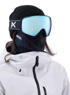 Anon M4S Low Bridge Fit Goggles (Toric) + Bonus Lens + MFI® Face Mask
