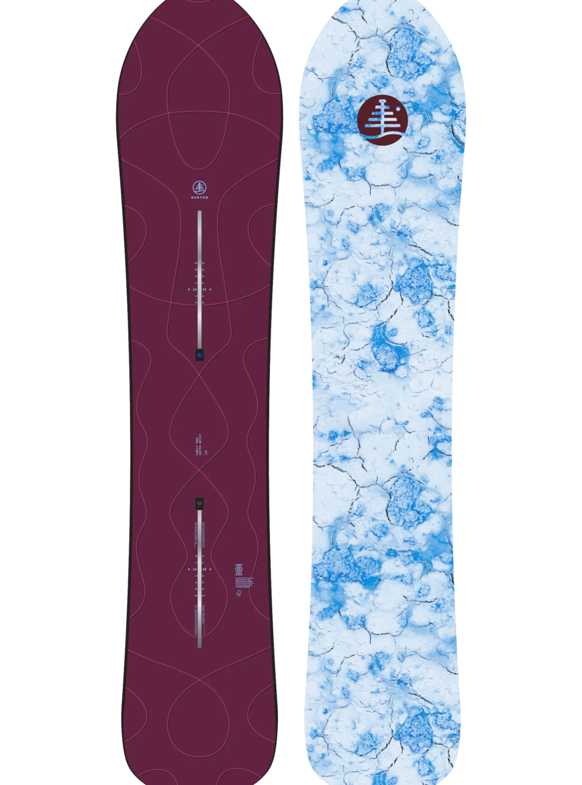 Family Tree Sketch Artist Camber Snowboard