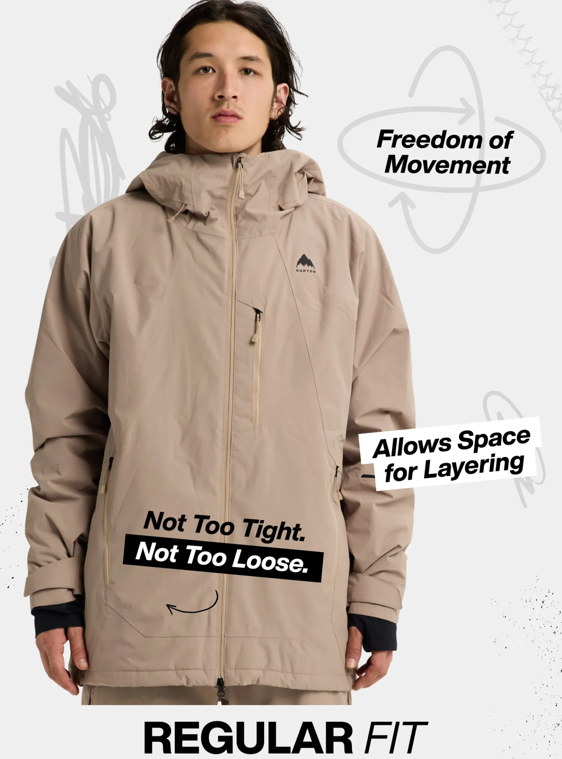 Men's Burton Reserve 2L 3-In-1 Jacket