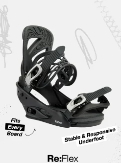 Men's Genesis Re:Flex Snowboard Bindings